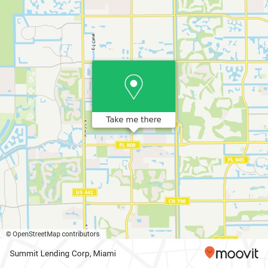 Summit Lending Corp map