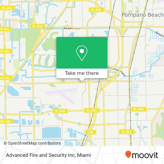 Mapa de Advanced Fire and Security Inc