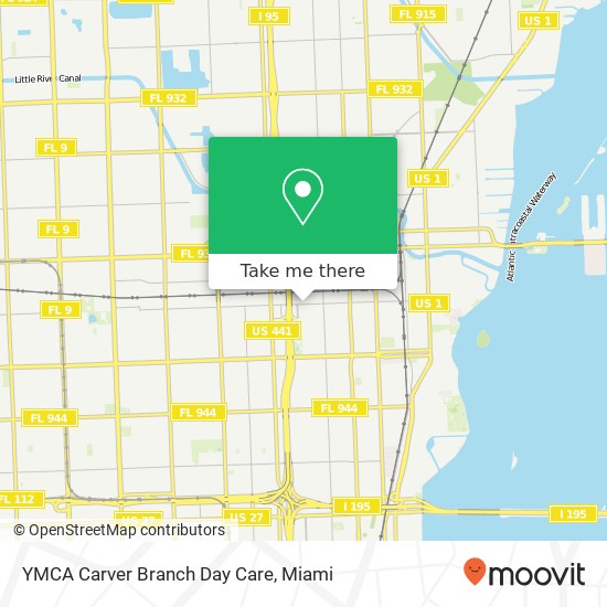 Mapa de YMCA Carver Branch Day Care