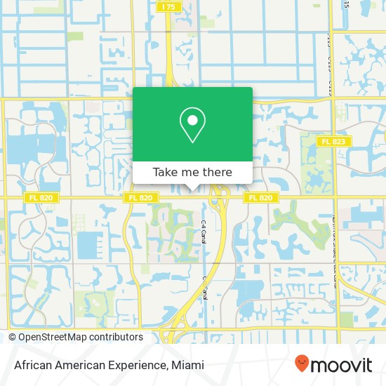 Mapa de African American Experience