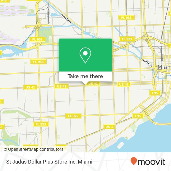 St Judas Dollar Plus Store Inc map