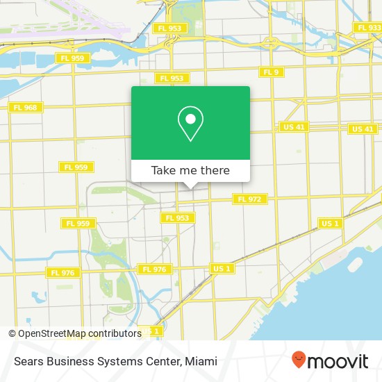 Mapa de Sears Business Systems Center
