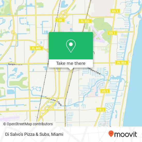 Mapa de Di Salvo's Pizza & Subs