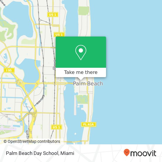 Palm Beach Day School map