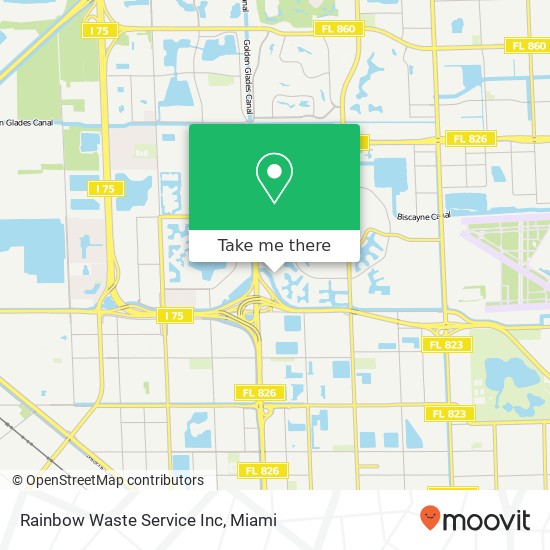 Rainbow Waste Service Inc map