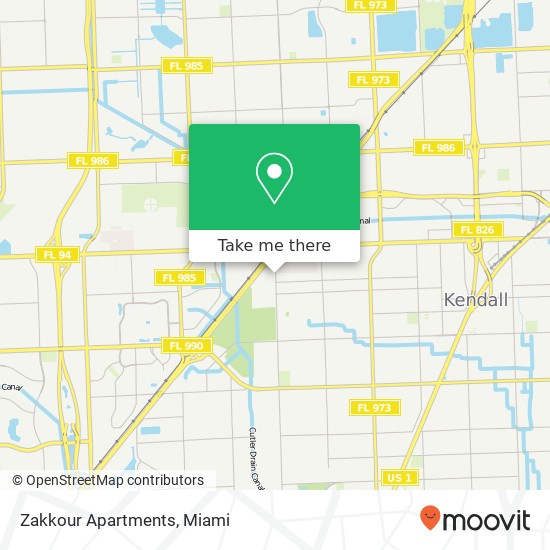 Mapa de Zakkour Apartments