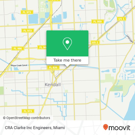 CRA Clarke Inc Engineers map