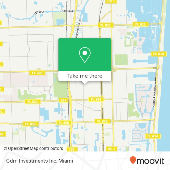 Gdm Investments Inc map