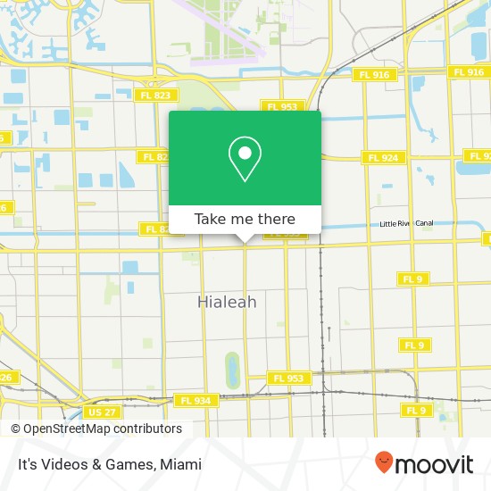 It's Videos & Games map