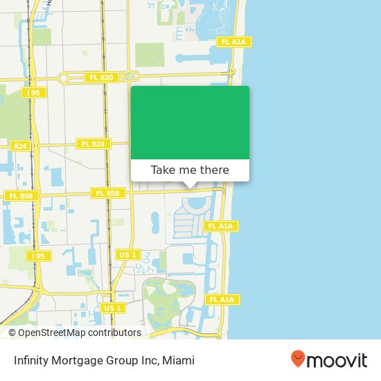 Mapa de Infinity Mortgage Group Inc