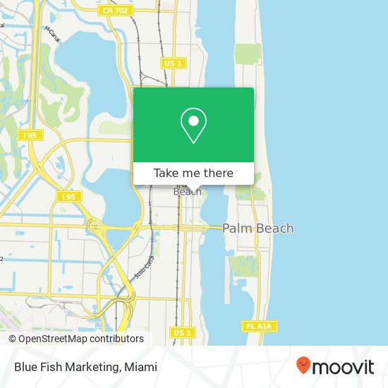 Blue Fish Marketing map