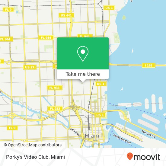 Porky's Video Club map