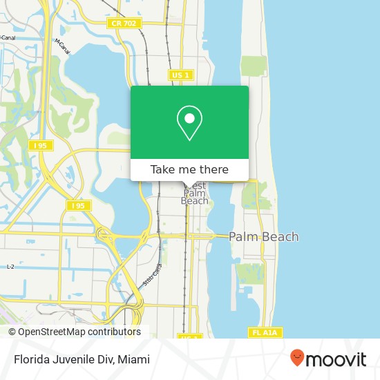 Florida Juvenile Div map