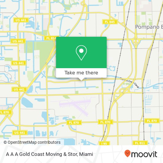 A A A Gold Coast Moving & Stor map