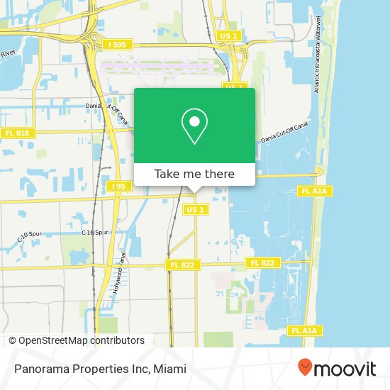 Panorama Properties Inc map