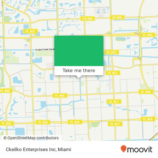 Ckeilko Enterprises Inc map