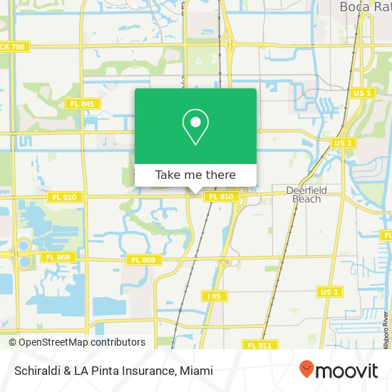 Mapa de Schiraldi & LA Pinta Insurance