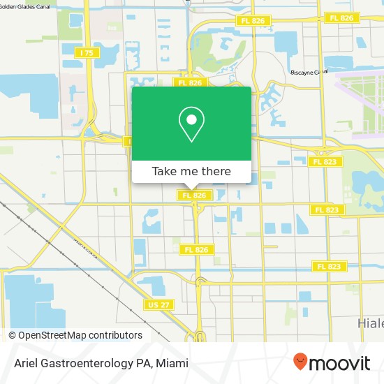 Mapa de Ariel Gastroenterology PA