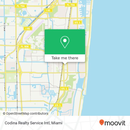 Codina Realty Service Intl map
