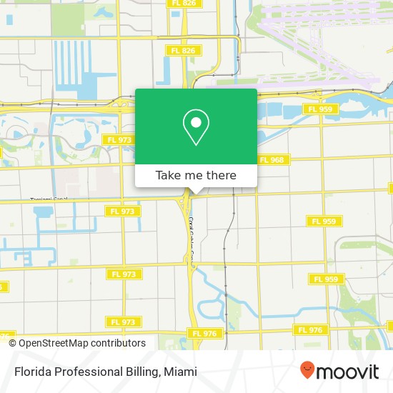 Florida Professional Billing map