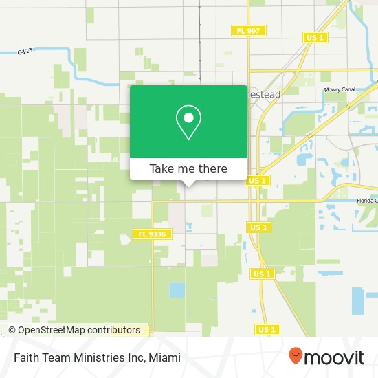 Mapa de Faith Team Ministries Inc