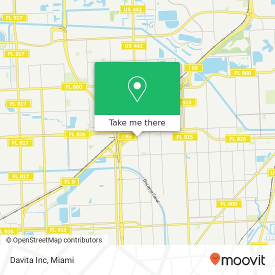 Davita Inc map