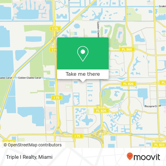 Triple I Realty map