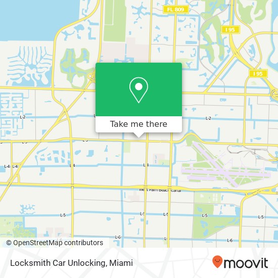 Locksmith Car Unlocking map