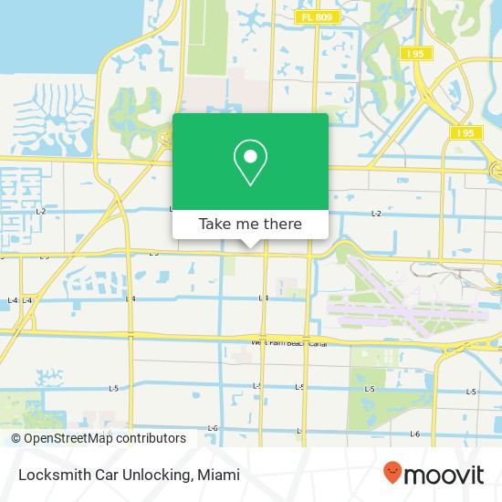 Mapa de Locksmith Car Unlocking