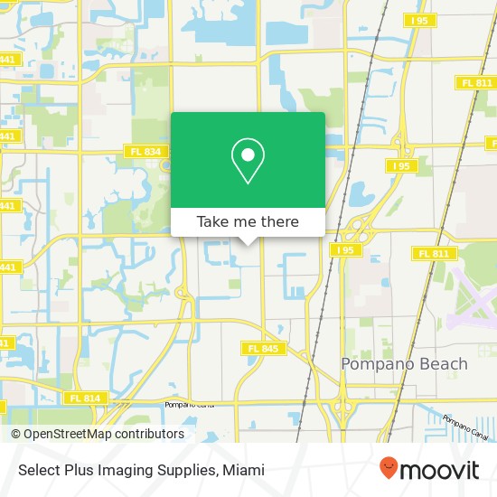 Select Plus Imaging Supplies map