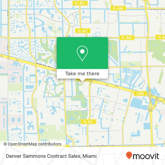 Mapa de Denver Sammons Contract Sales