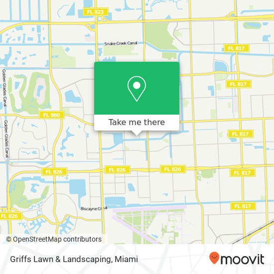 Mapa de Griffs Lawn & Landscaping