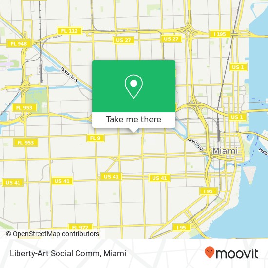 Liberty-Art Social Comm map