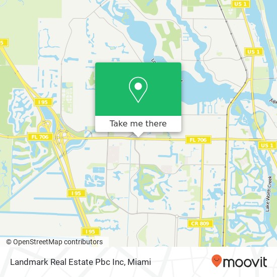 Landmark Real Estate Pbc Inc map