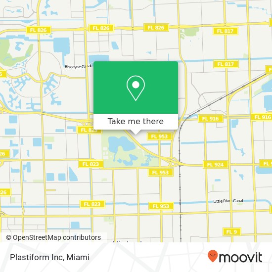 Plastiform Inc map