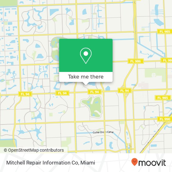 Mapa de Mitchell Repair Information Co
