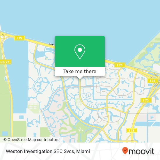 Mapa de Weston Investigation SEC Svcs