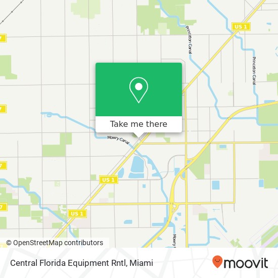 Central Florida Equipment Rntl map