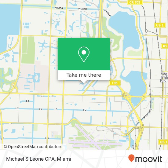 Michael S Leone CPA map