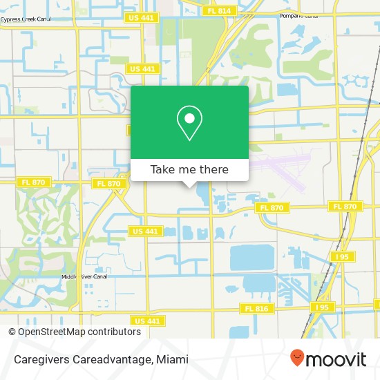 Mapa de Caregivers Careadvantage