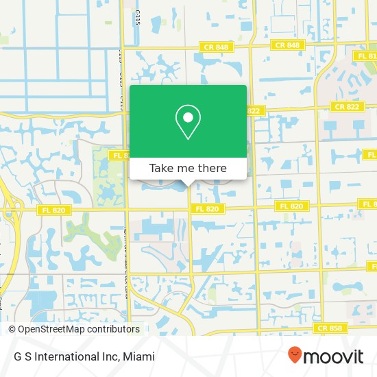 G S International Inc map