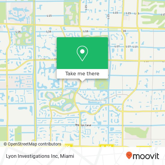 Mapa de Lyon Investigations Inc