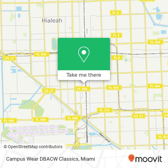 Mapa de Campus Wear DBACW Classics