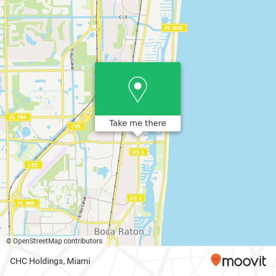 CHC Holdings map