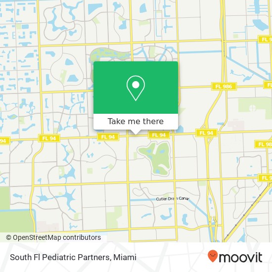 South Fl Pediatric Partners map