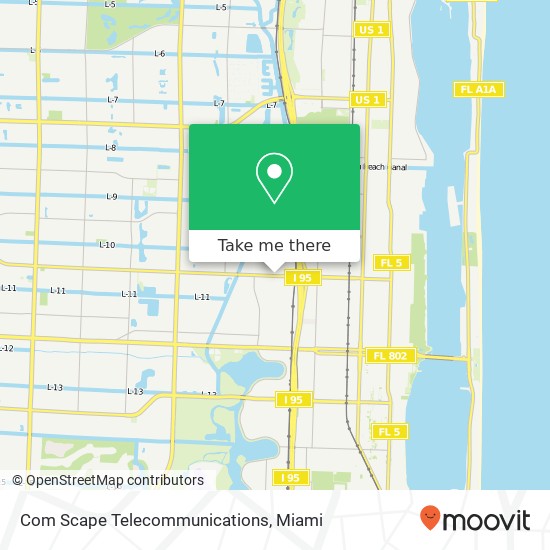 Com Scape Telecommunications map