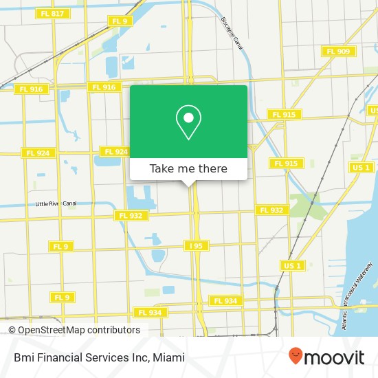 Bmi Financial Services Inc map