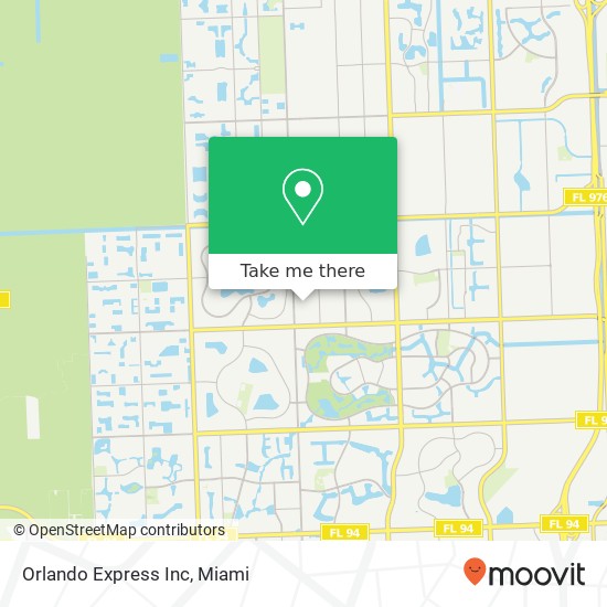 Orlando Express Inc map