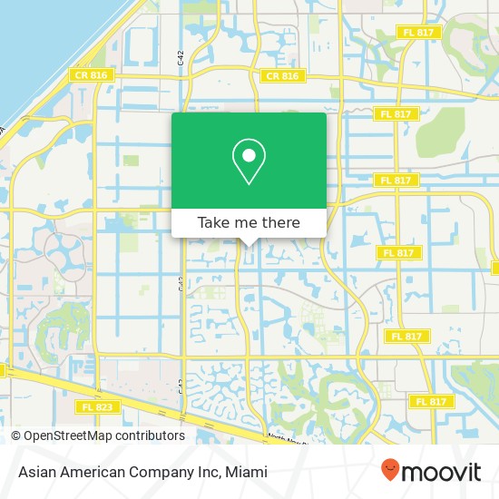Mapa de Asian American Company Inc
