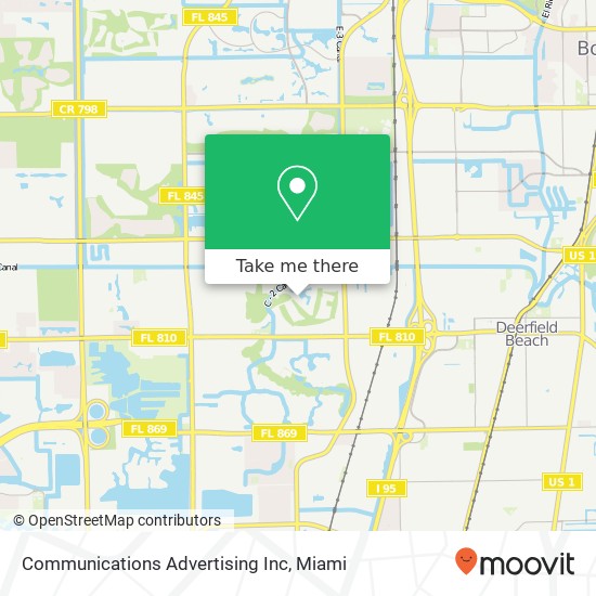 Communications Advertising Inc map